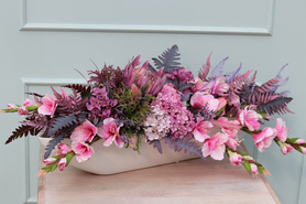 dekoracja Wrzosy Moko Pink, wys.40x90cm 