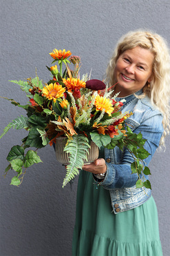 dekoracja jesienna Na Grzyby, wys.40cm 