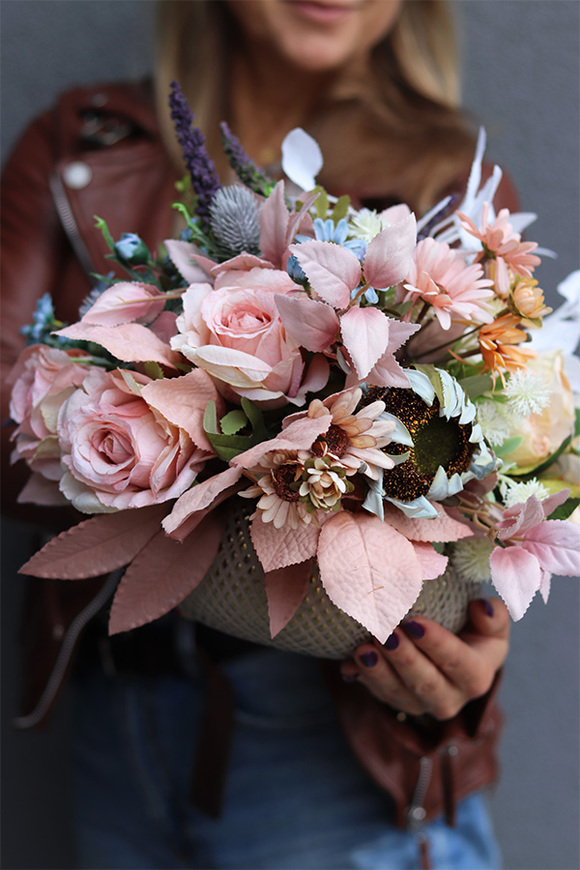 Jesienny Klif, jesienna kompozycja w naczyniu