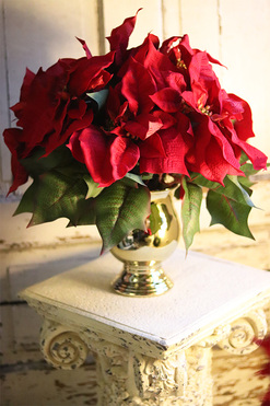 Gwiazda Betlejemska Golderino, wysokiej jakości sztuczna roślina, wym.54x40cm