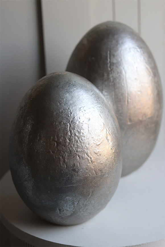 Vintage Silver, jajko wielkanocne figurka