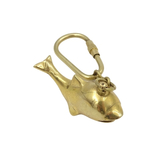 brelok mosiężny - wieloryb, Whale