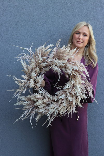 dekoracyjny wianek Boho Premium Natural