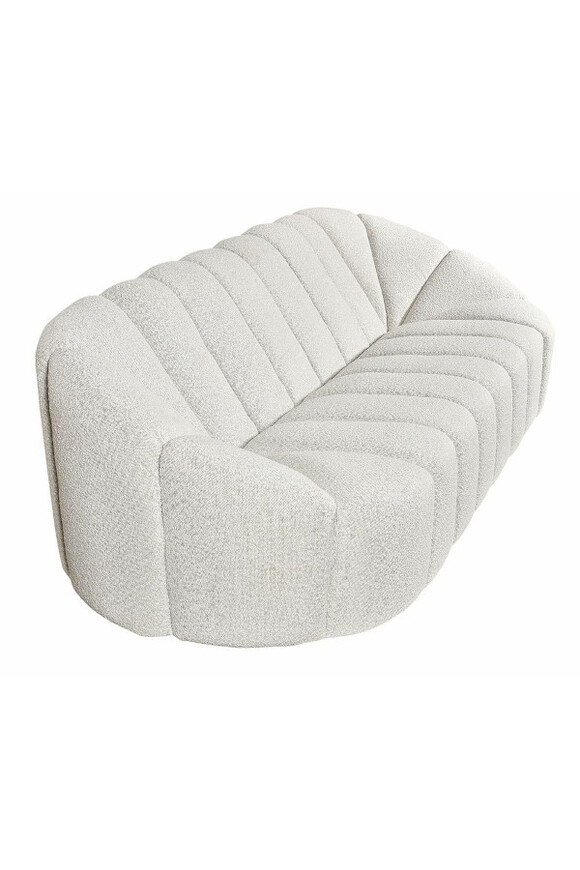 Glamour Bukla, szara sofa