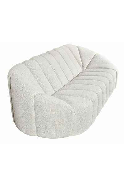 Glamour Bukla, szara sofa