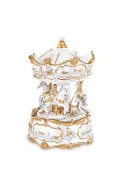 Zimowa Karuzela, bożonarodzeniowa pozytywka B, wym.17.5x11cm