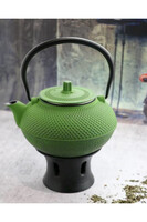 Awaji, żeliwny dzbanek do herbaty, zielony