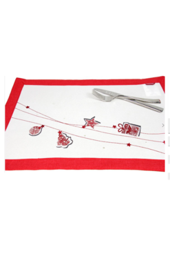 podkładka pod talerz Choinki, wym.38x38cm