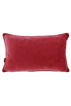 poszewka dekoracyjna Welwetowa Czerwień 1, wym.30x50cm