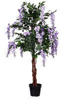 Wisteria D, sztuczna roślina, fioletowy, wys.120cm