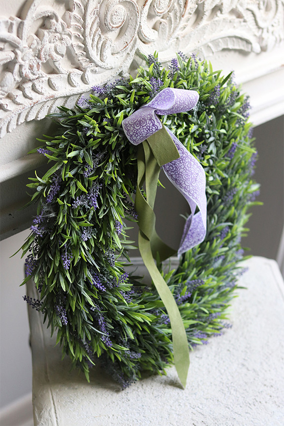 wysokiej jakości lawendowy wianek, Wiosenny Klimat