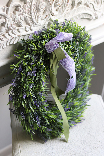 wysokiej jakości lawendowy wianek, Wiosenny Klimat