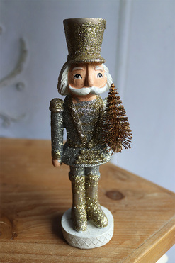 Dziadek do Orzechów 3, figurka bożonarodzeniowa, wym.19x7x4,5cm  