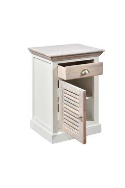 Bristol White 1, szafka nocna lewa, wym.50x40x70cm