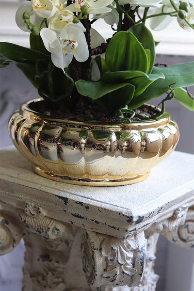 Carrington Gold, elegancki sztuczny storczyk, wys.52cm