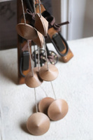 Modern Wood, drewniana zawieszka łańcuch, gładki