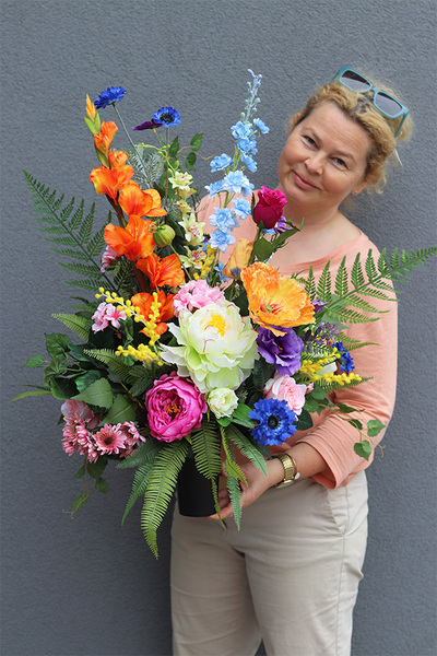 Kolorowa Nuta, komplet dekoracji nagrobnych