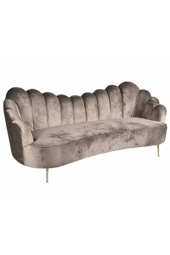 Glamour, sofa w kształcie muszli