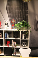 Epipremnum Ibis Concrete, kwiat sztuczny w donicy