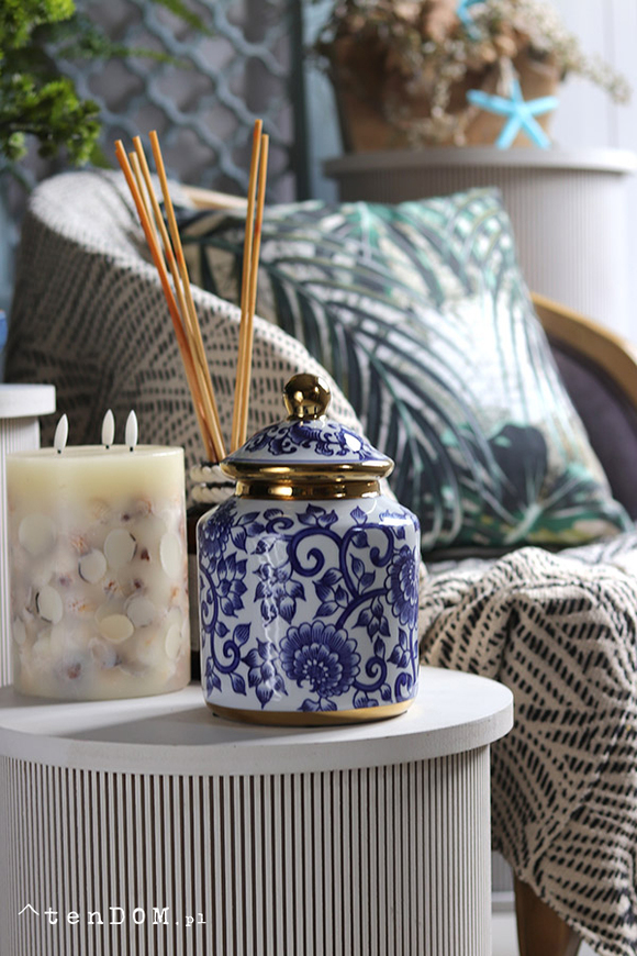 Kofun, amfora pojemnik z pokrywką	