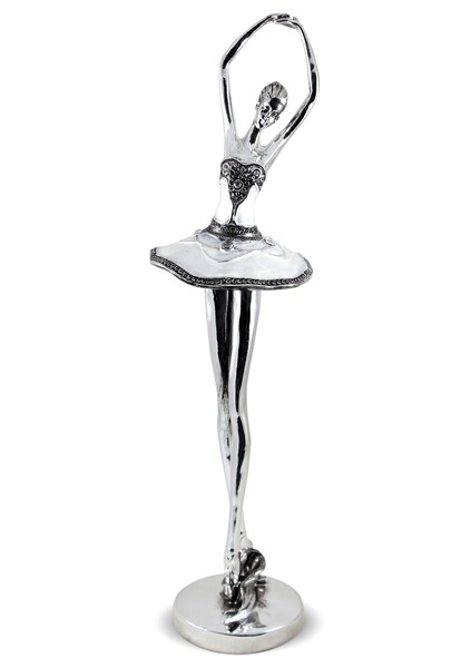Balerina Biżu, figurka srebrna, wym. 45x12x11cm 