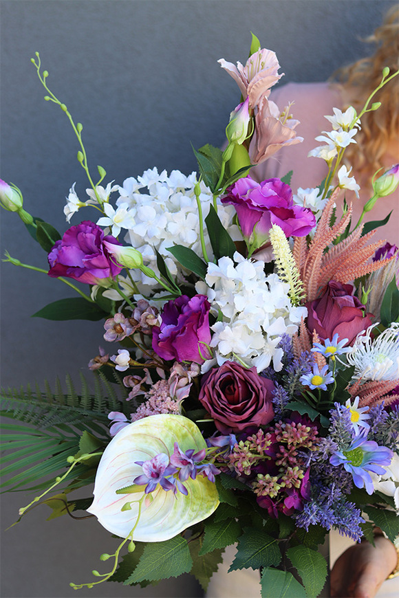 Tremente, bukiet nagrobny we wkładzie do wazonu