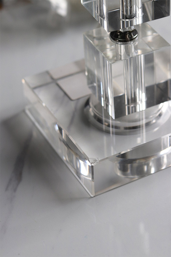 Louise Crystal, lampa stołowa, bez abażura