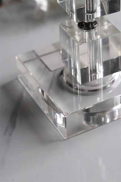 Louise Crystal, lampa stołowa, bez abażura