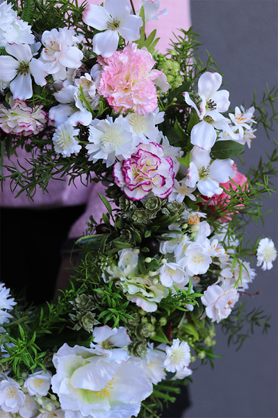 Delitera, wiosenny wianek na drzwi