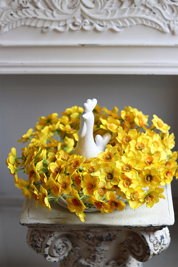 Żółta Energia 2, wielkanocny stroik z kurą