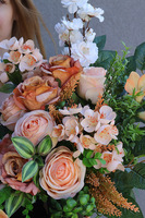 Orangetta, bukiet nagrobny we wkładzie