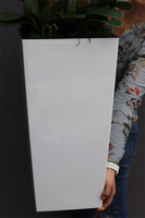 bogaty storczyk podłogowy w białej donicy, Mediolan White, wys.120cm  