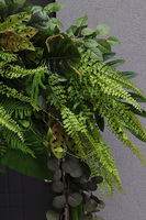 Green World, obfita zielona girlanda, dł.150cm + zwisy po obu stronach 70cm