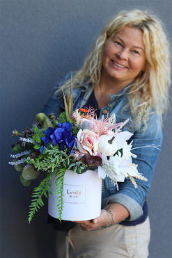 OD RĘKI Panadeo Velvet, jesienny flowerbox, wym.42x42cm 