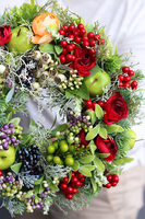 Owoce Sadu 2, jesienny wianek dekoracyjny