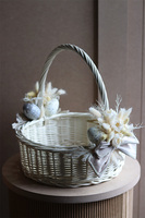 Kokarda Creama 2, dwustronnie dekorowany koszyczek wielkanocny