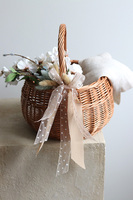 Familijny, jednostronnie dekorowany koszyczek wielkanocny