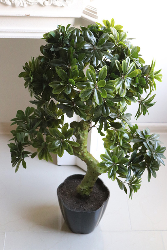 Bonsai, sztuczna roślina w doniczce