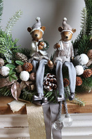 Christmas Animals, świąteczny wianek z myszkami