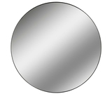 Vintage, postarzane lustro okrągłe