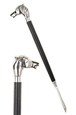 Ascot, elegancka łyżka do butów, metalowa, dł.47cm