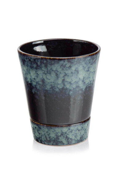 Vintage Mare, ceramiczna doniczka z podstawką