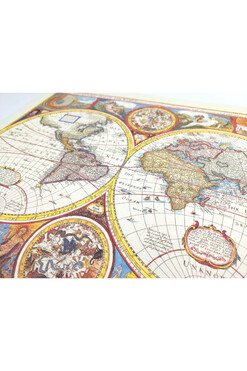 Map of the World, rzadka mapa świata - John Speed, wym.52x39.3cm