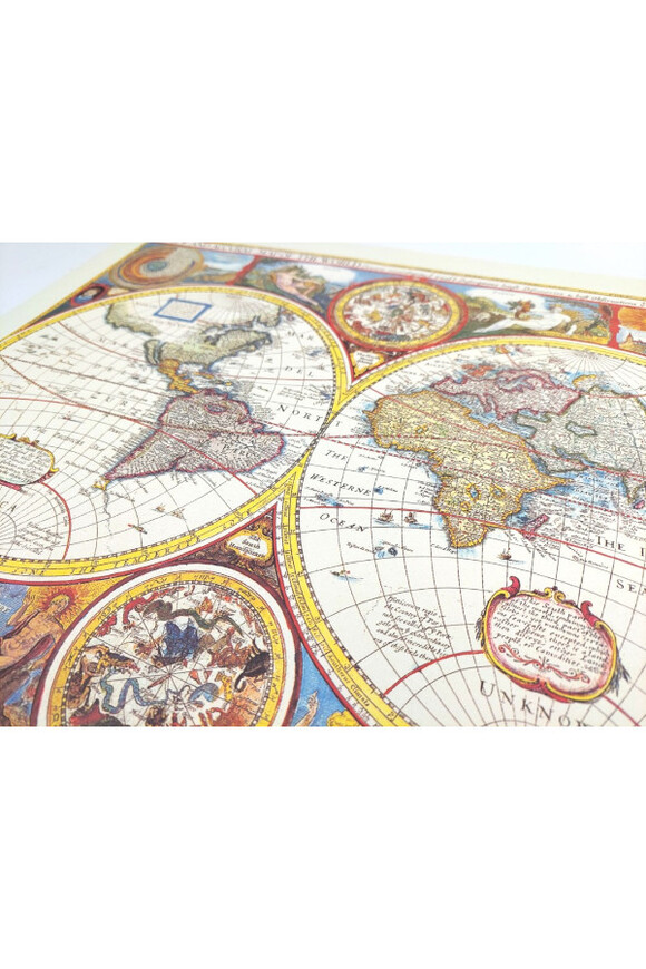 World, rzadka mapa świata - John Speed