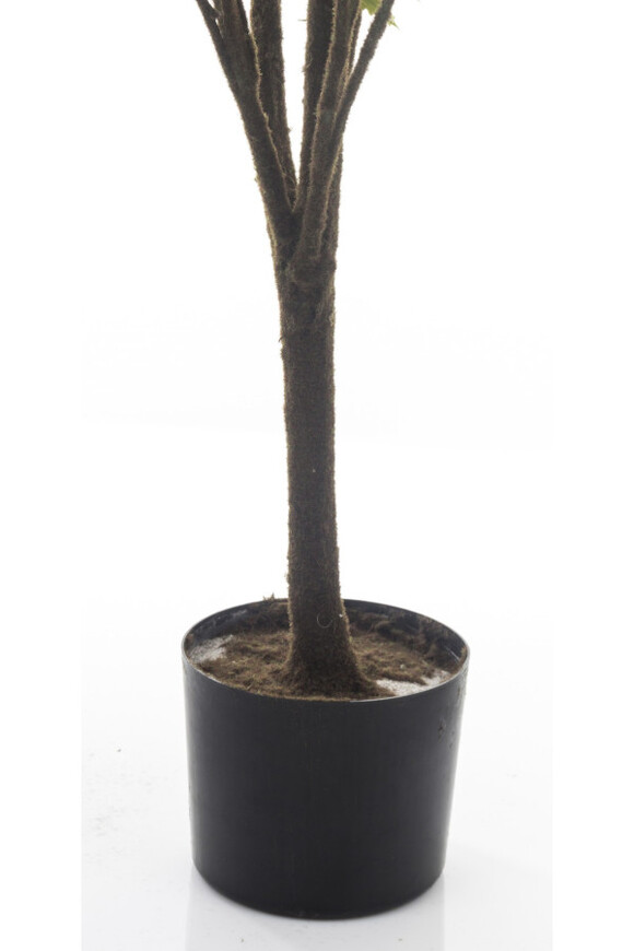 Paproć skórzasta, sztuczne drzewko w osłonce / donicy, wym.130x50x50cm