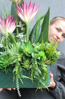 Corolla, sztuczna egzotyczna kompozycja, wys.70cm