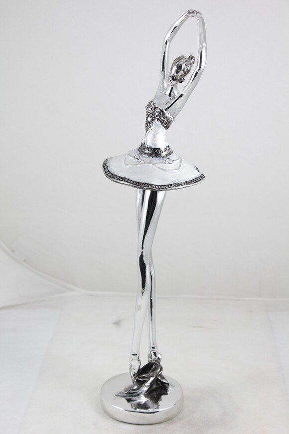 Balerina Biżu, figurka srebrna, wym. 45x12x11cm 
