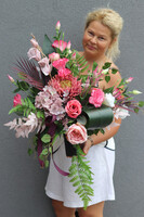 Astry Pink Modeno, komplet dekoracji nagrobnych