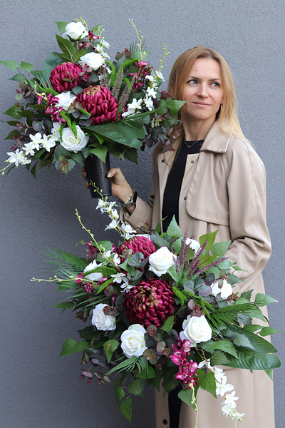 Ruberia Maxi 2, komplet dekoracji nagrobnych