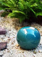 dekoracyjna kula ogrodowa, Rotunda, turkus, śr.20cm